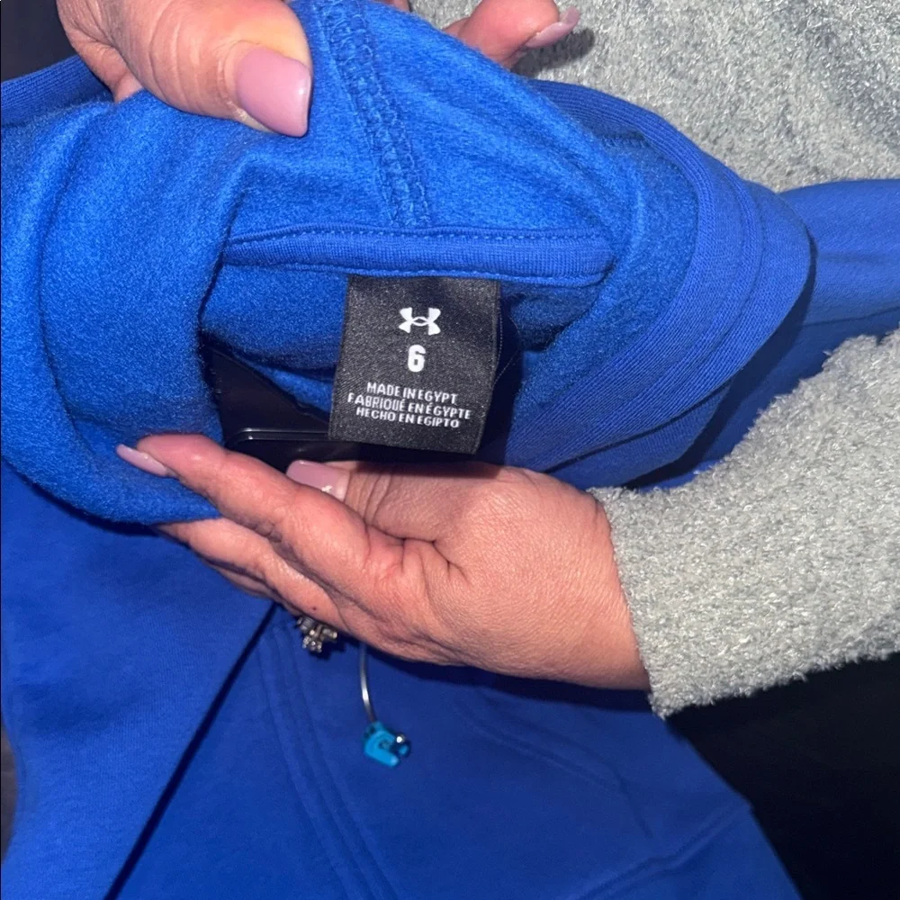 Under Armour Royal Blue Full-Zip Hoodie